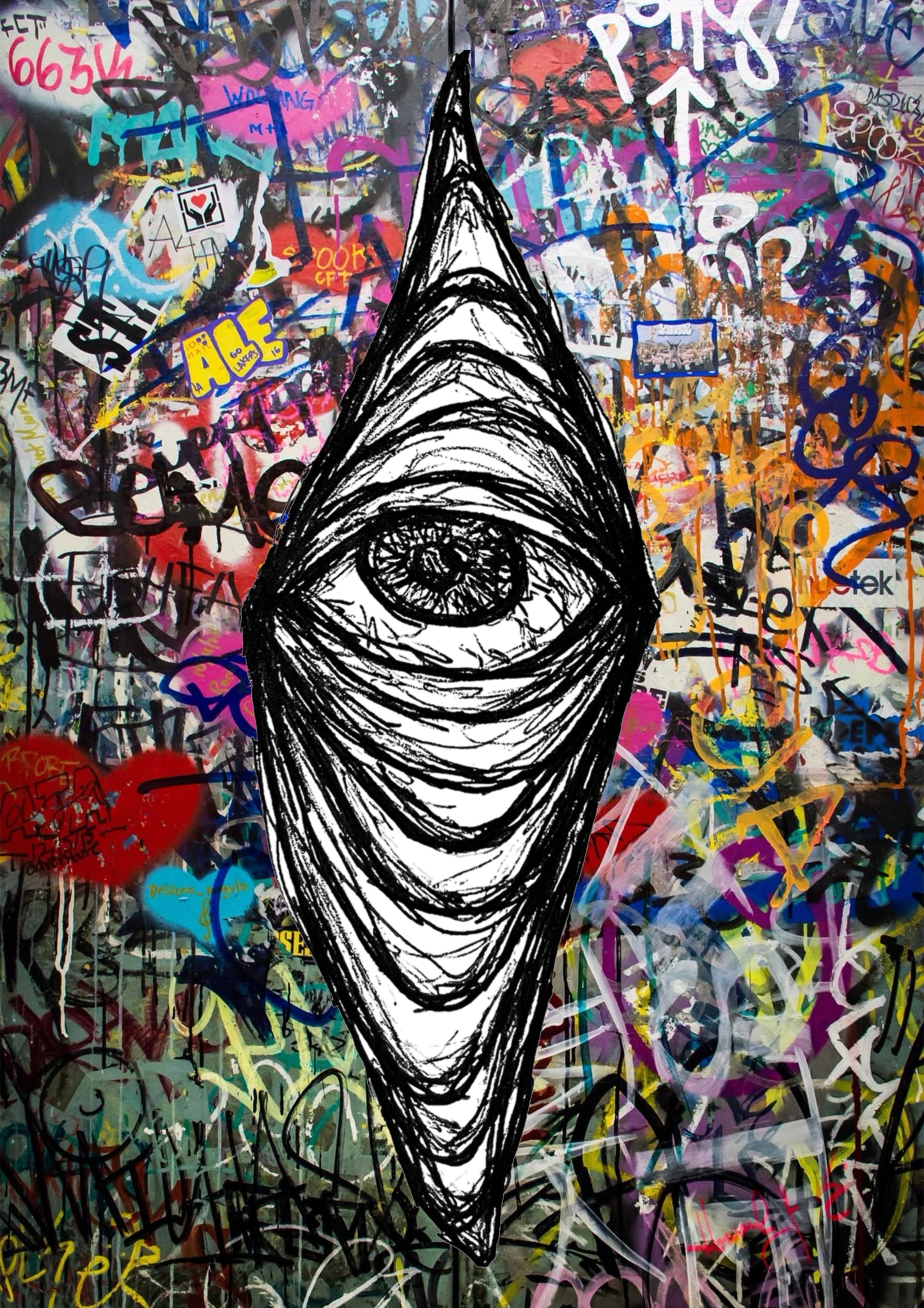“Wrinkleye” art print