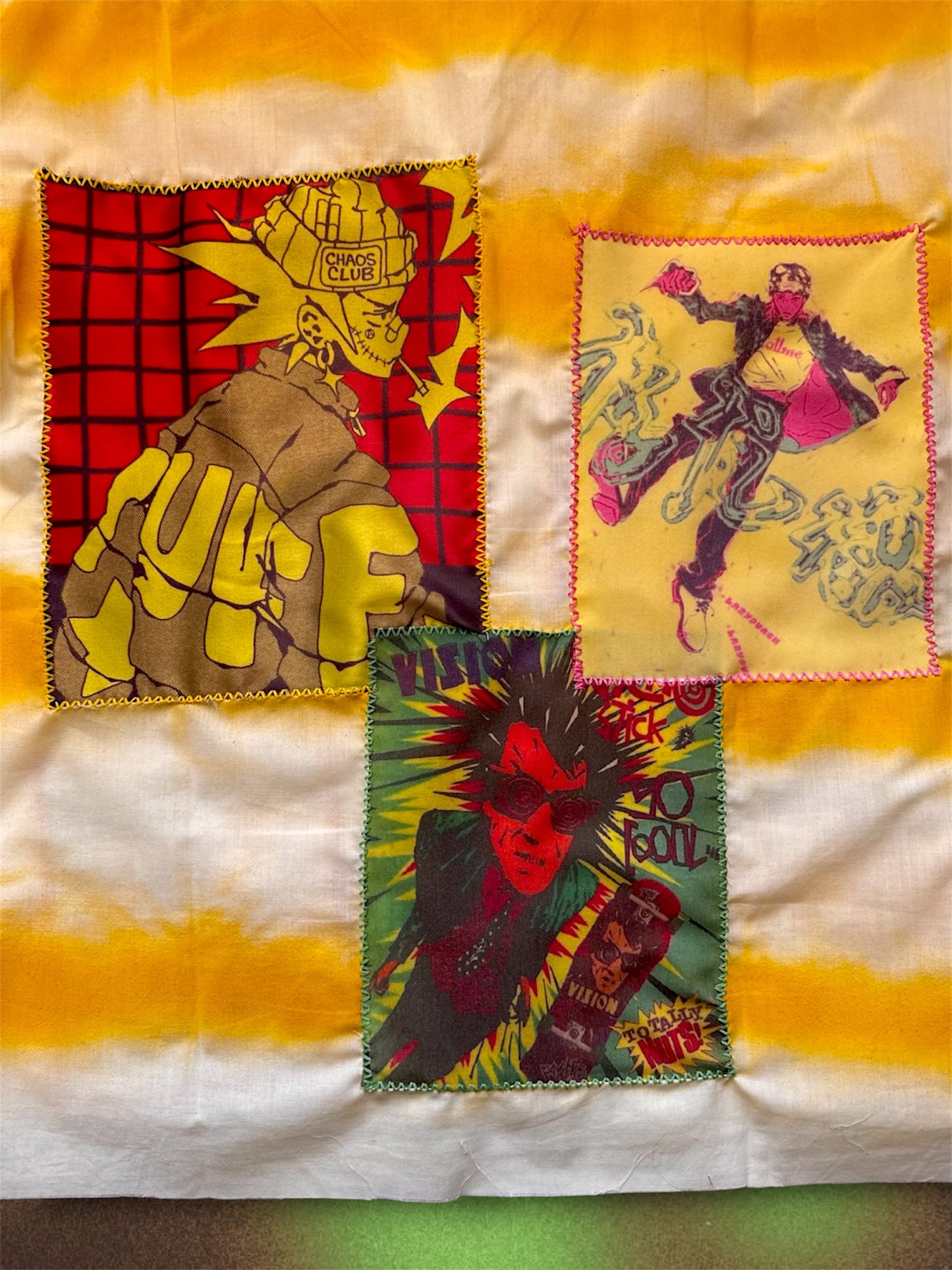 LEILA” Upcycled yellow shirt