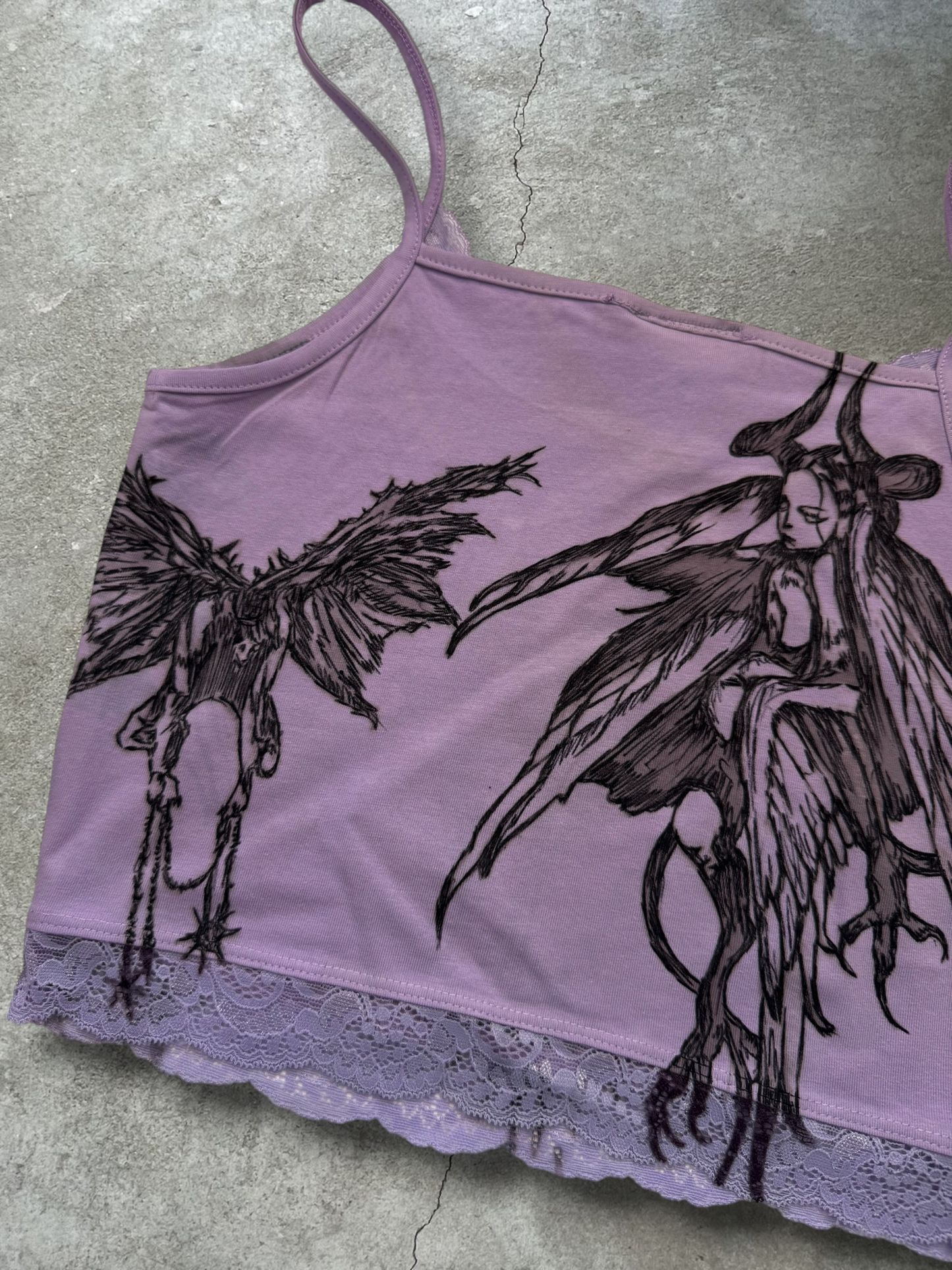 Alternative style crop top