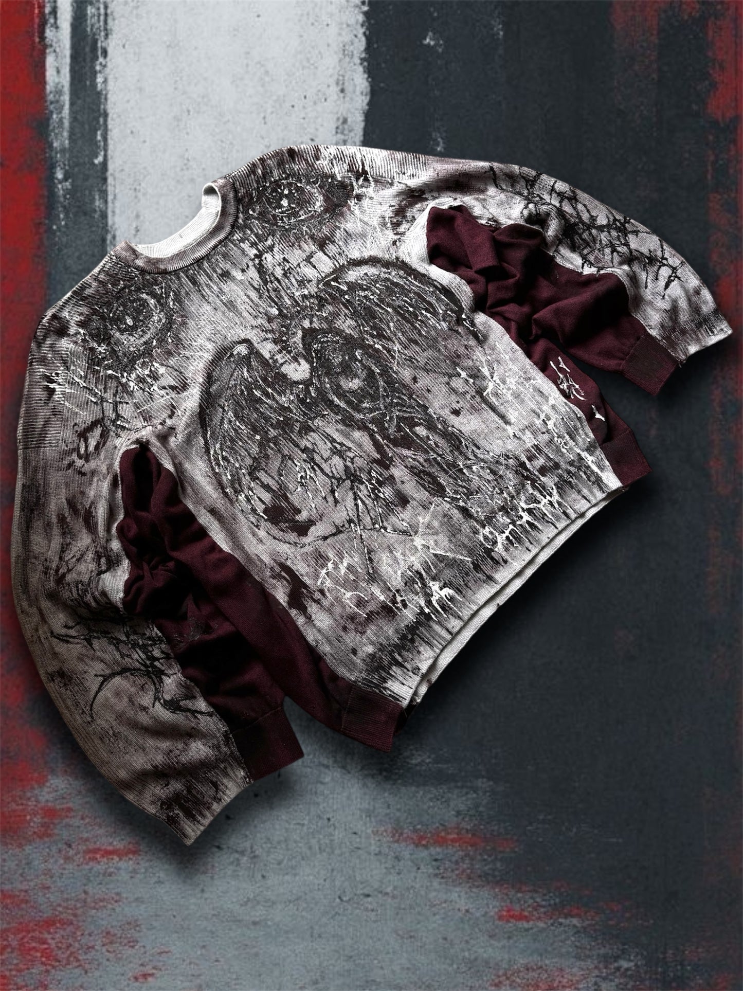 “Angels see” 1/1 sweater
