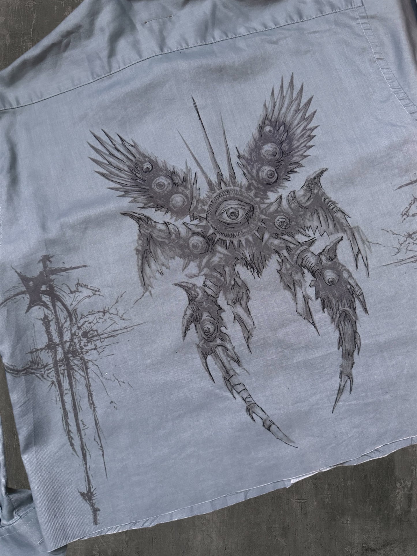 “Angel protection” remade grey shirt