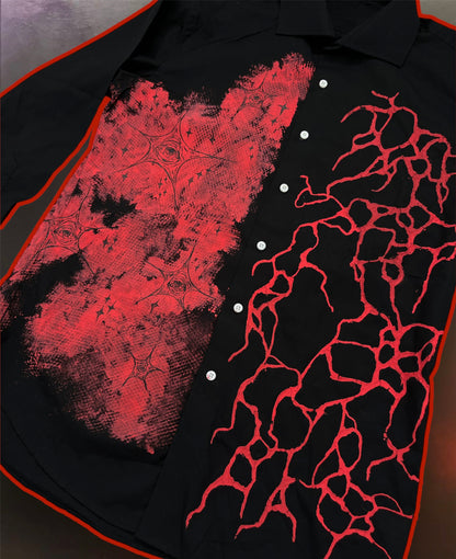“Rave pain” upcycled shirts