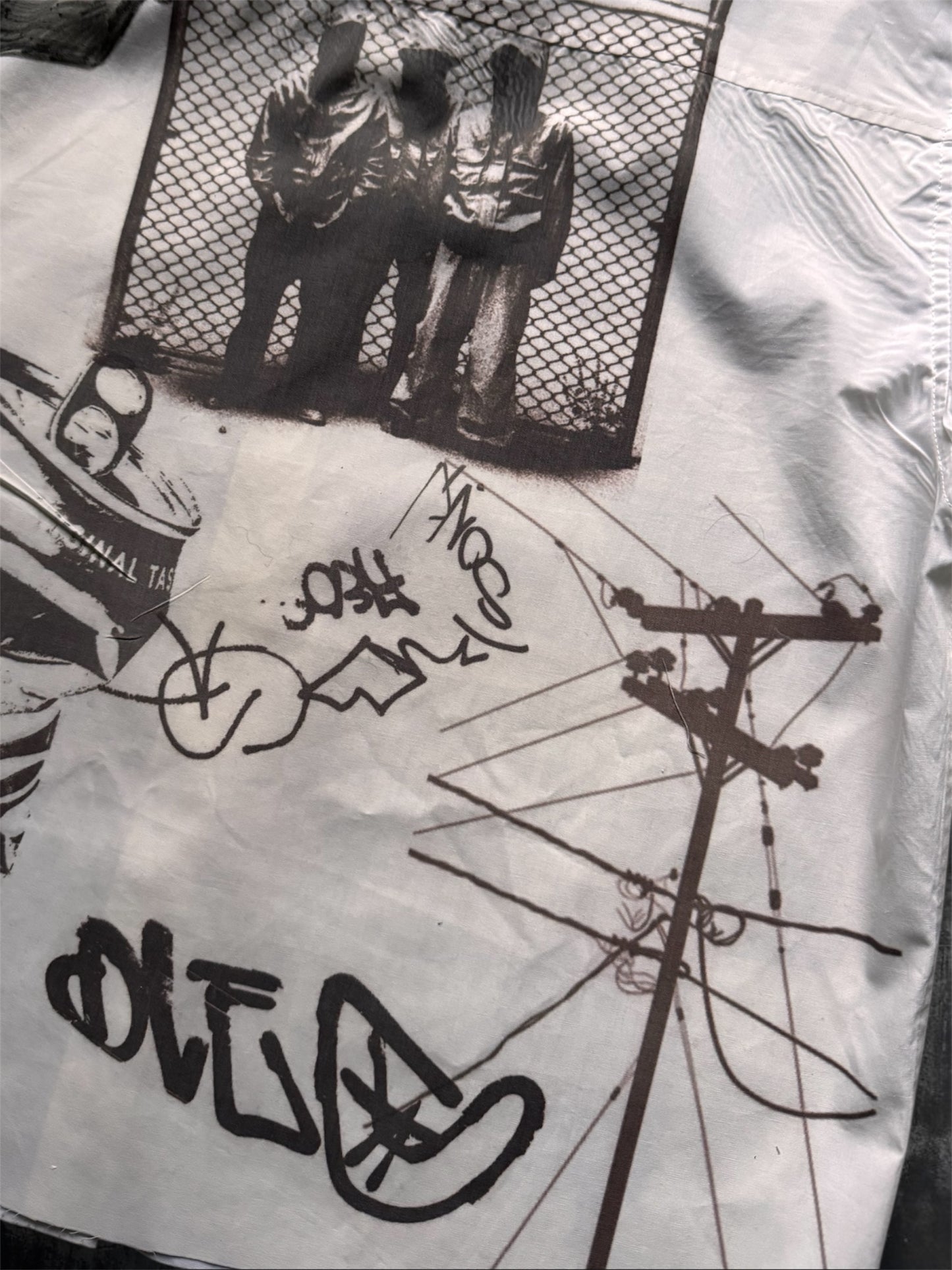 “News” 1/1 white shirt