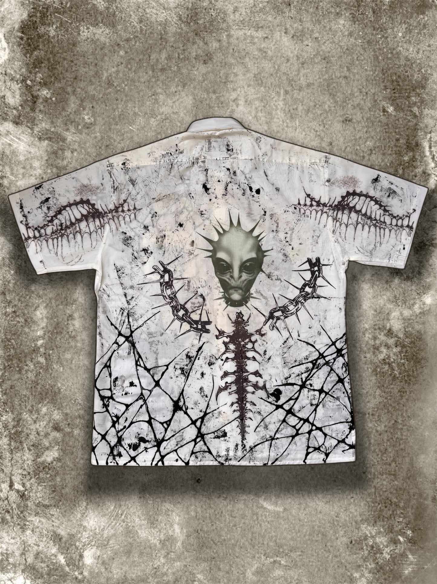 “Alien Bert” upcycled shirt