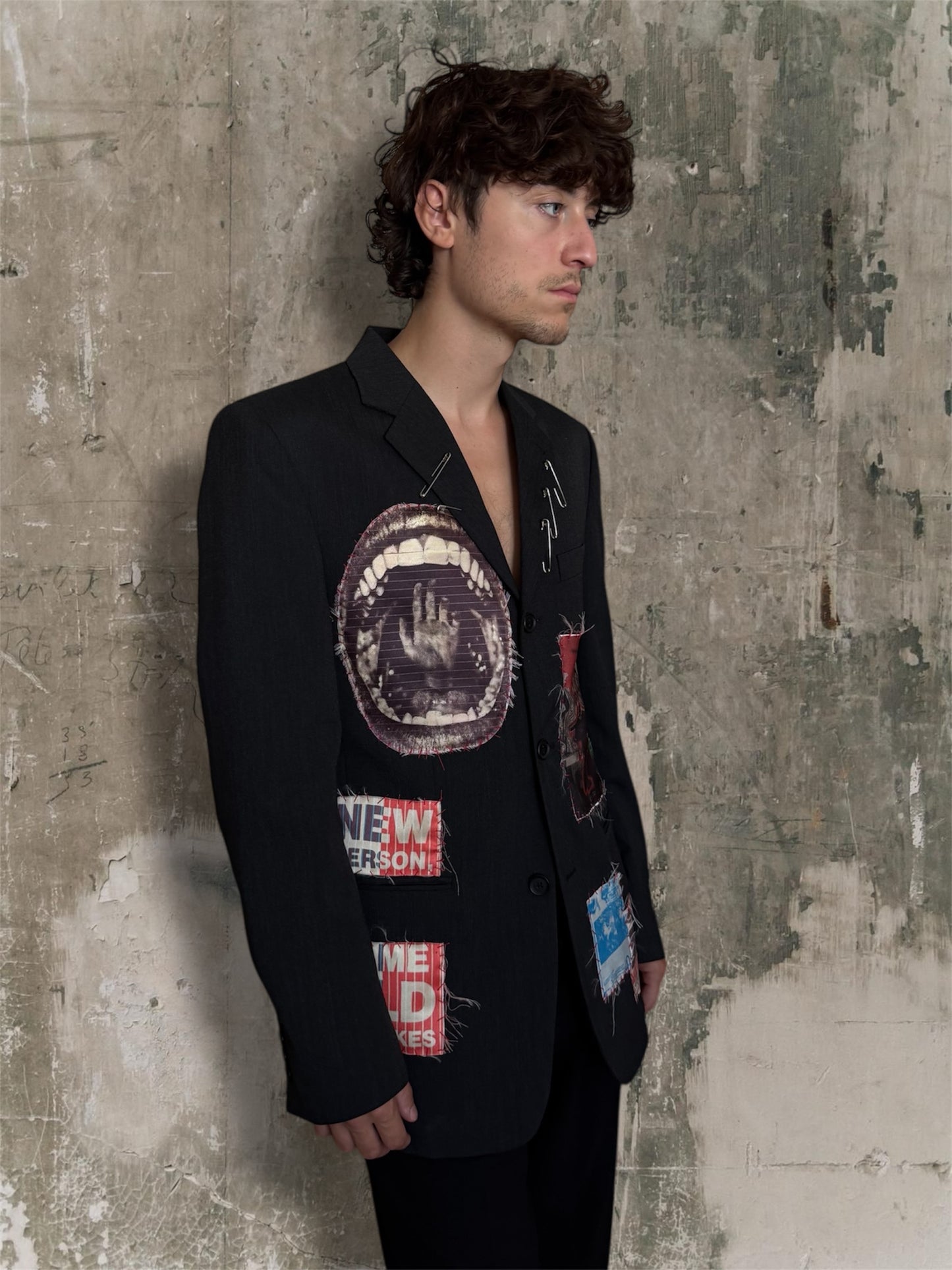 “Mistakes” upcycled blazer