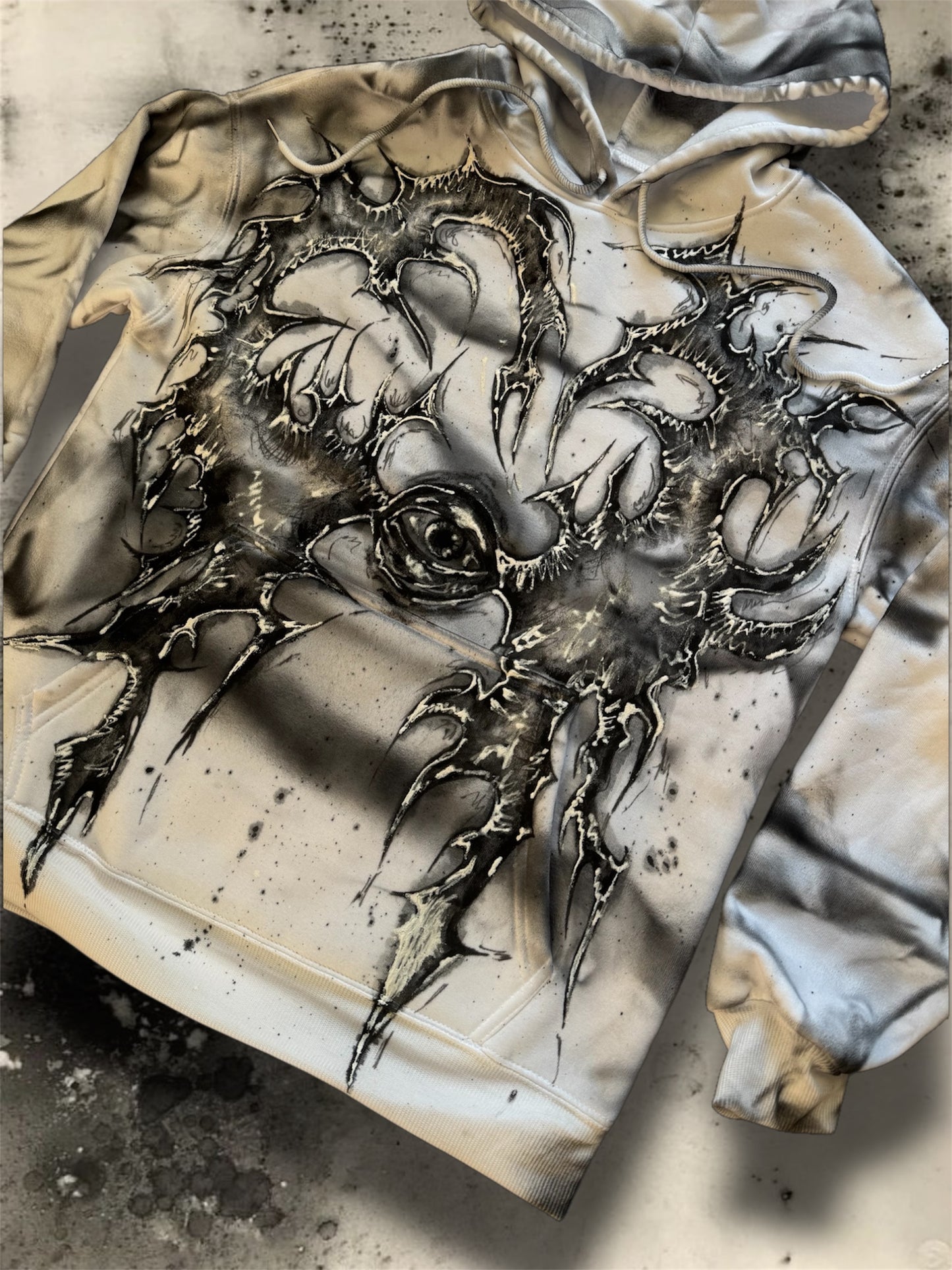 “Hugo” hand painted hoodie