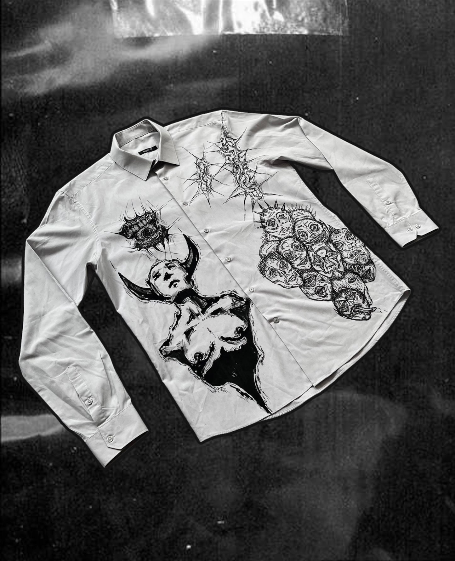 “EATING GOD” punk/alt style shirt
