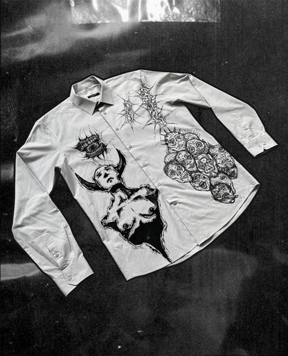 “EATING GOD” punk/alt style shirt