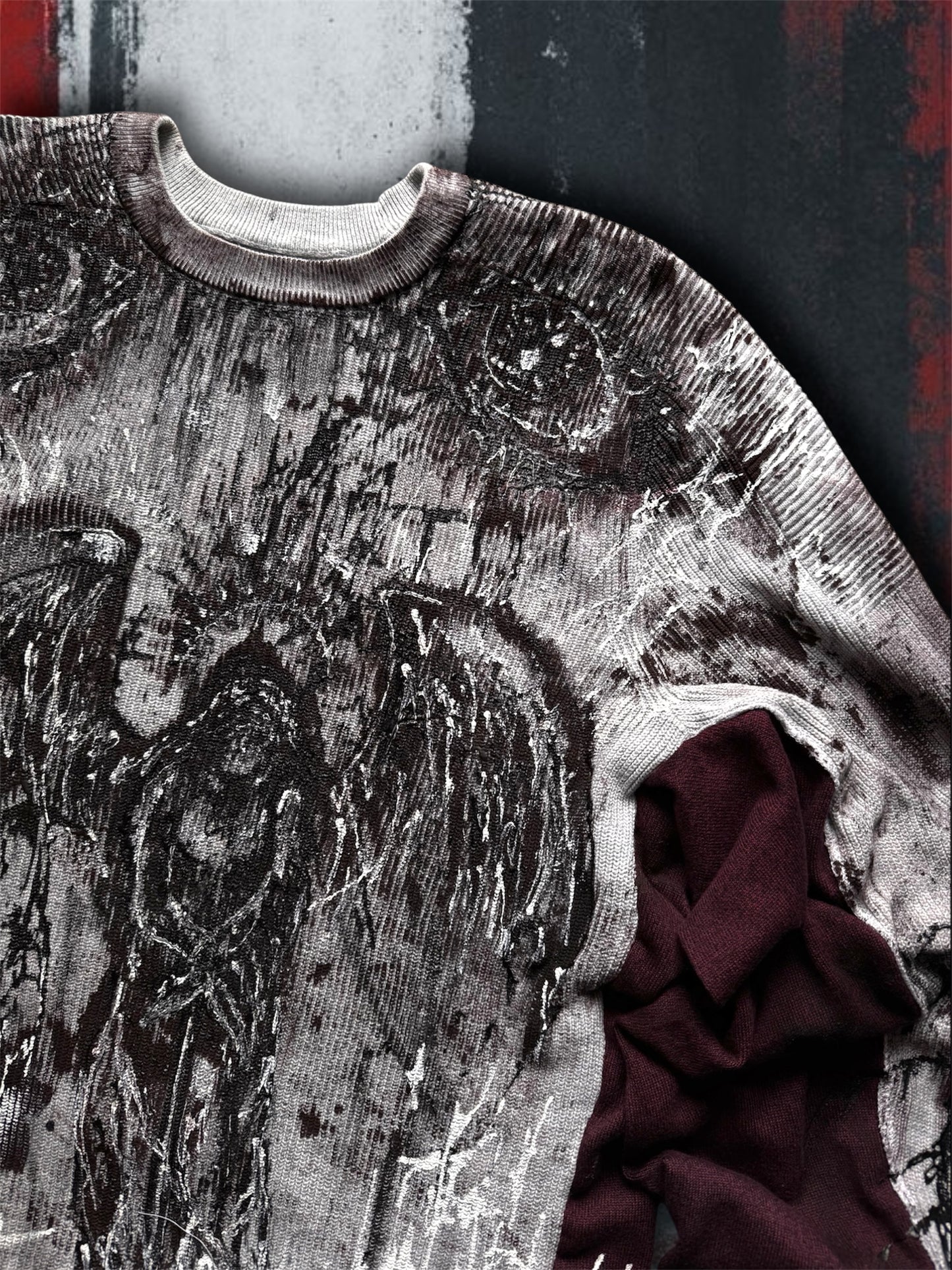 “Angels see” 1/1 sweater