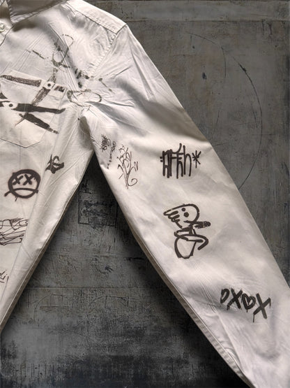 “News” 1/1 white shirt