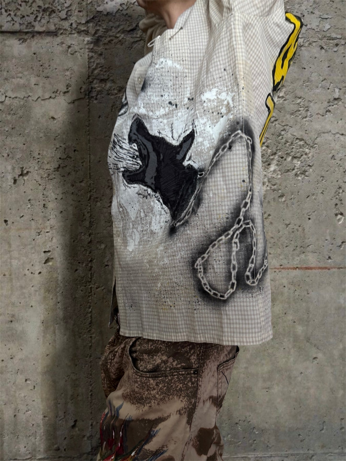 “Dogs” hand painted 1/1 shirt