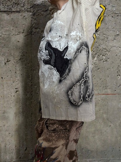 “Dogs” hand painted 1/1 shirt