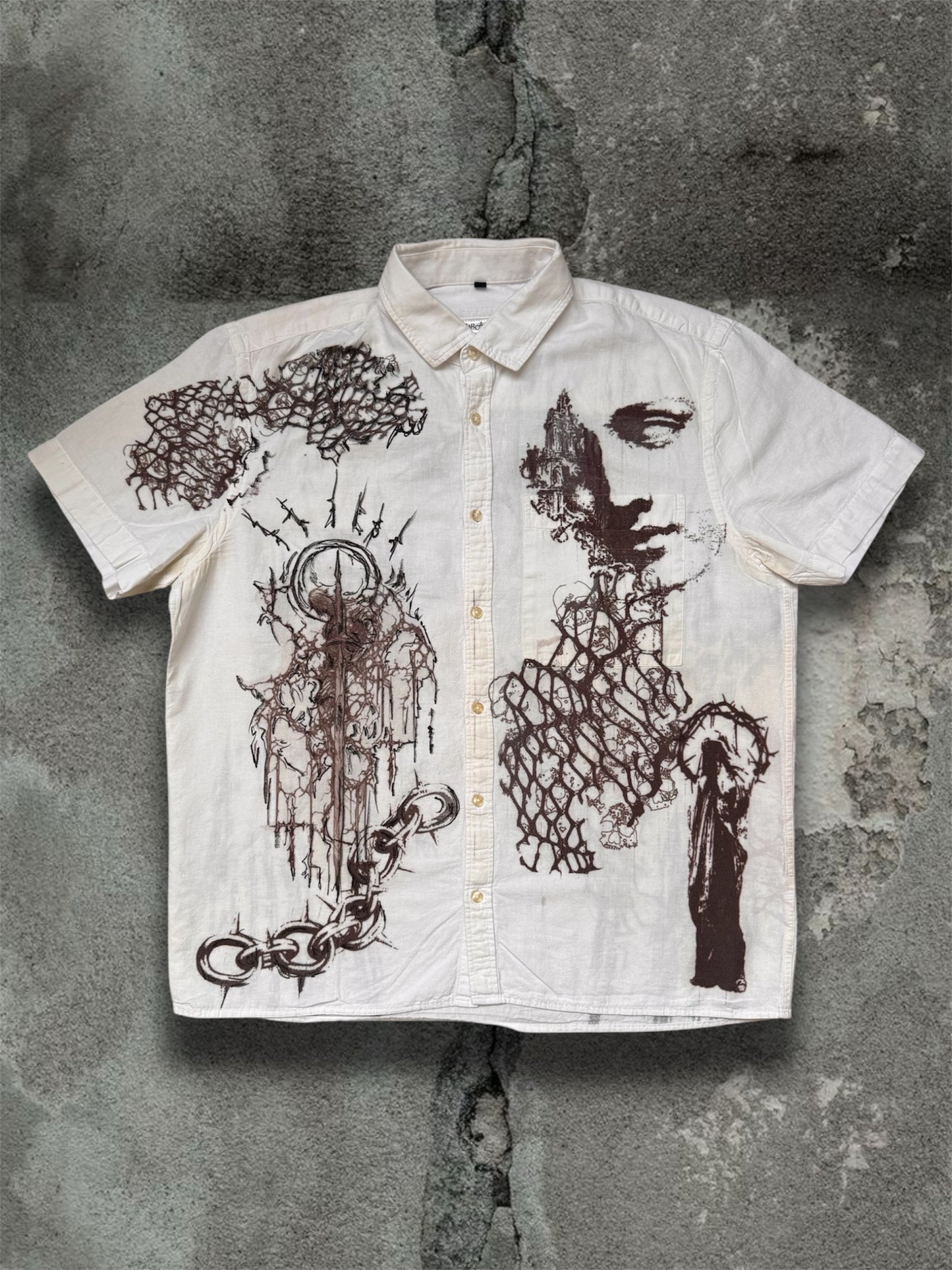 “Magic church” remade white shirt