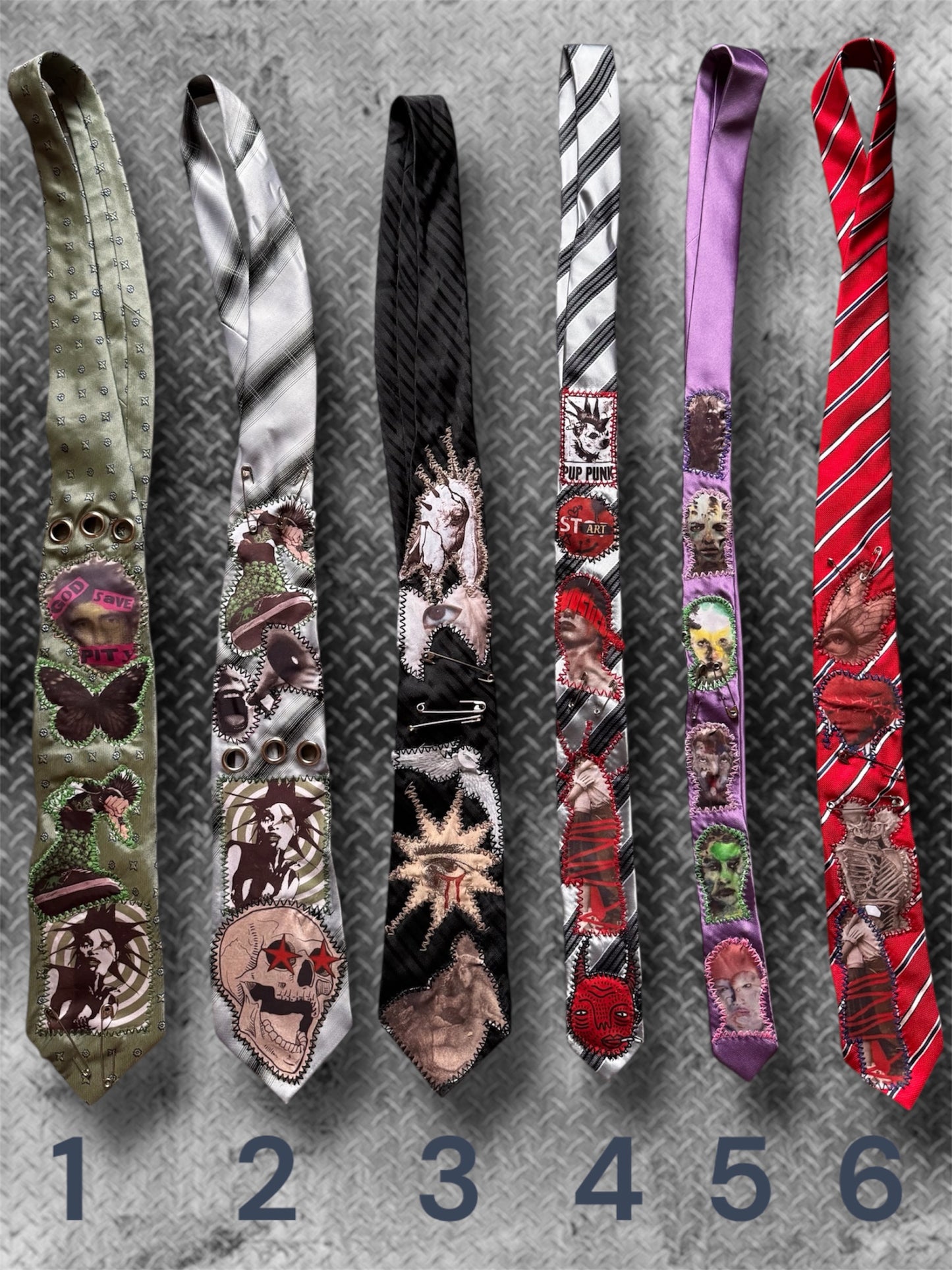 Punk ties 3rd (12x)