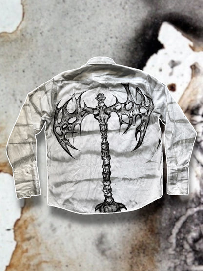 “Swordy” handpainted shirt