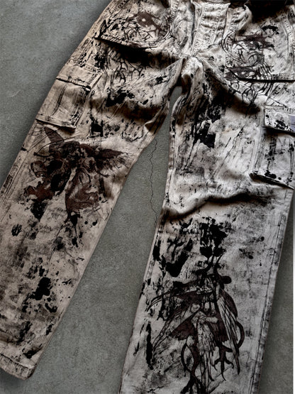 1/1 upcycled white trousers