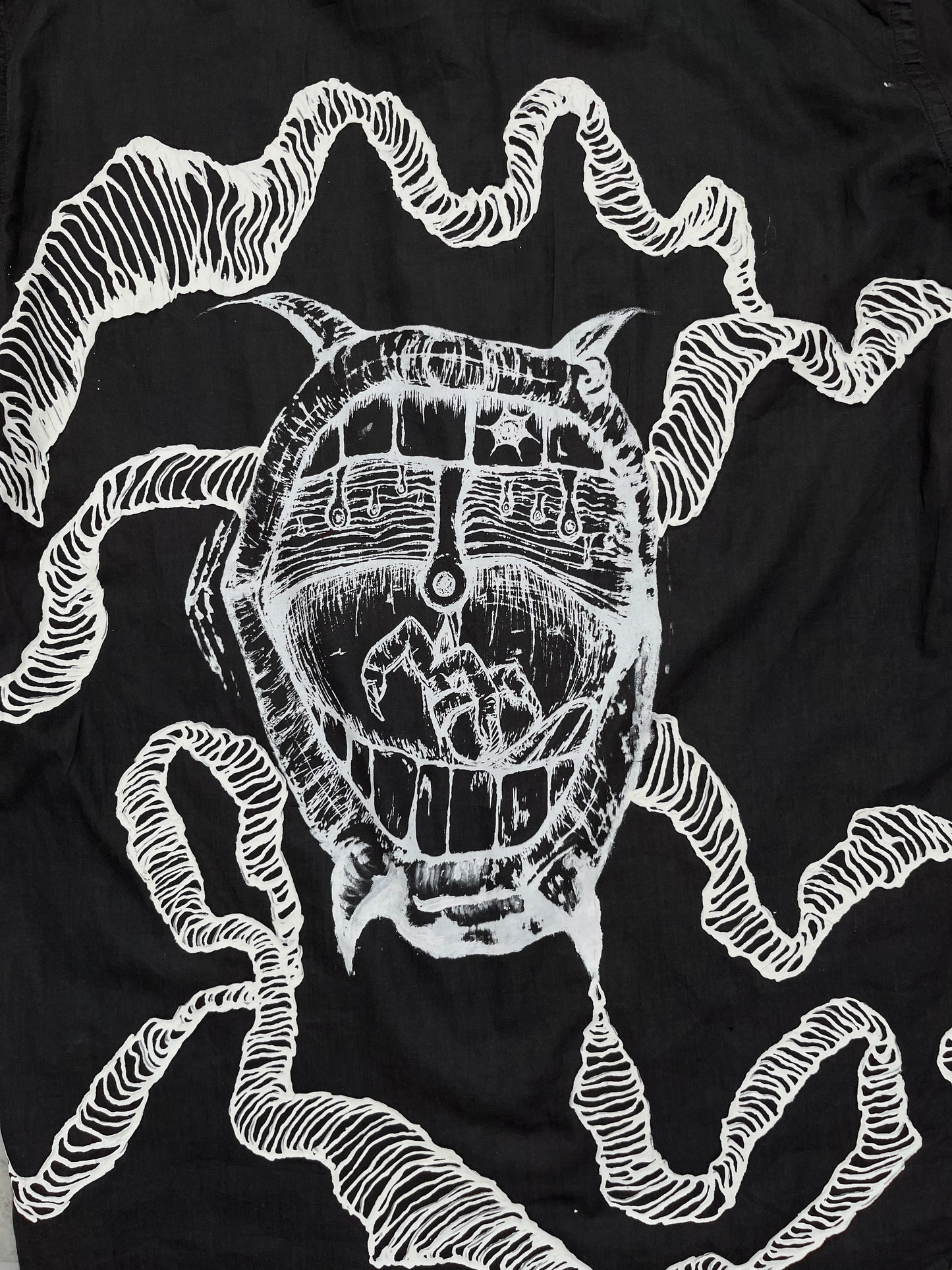 “Squiggles” grey shirt