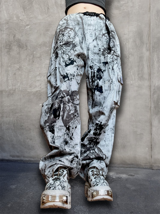 1/1 upcycled white trousers