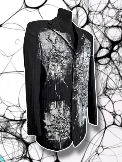 “Angelic” hand painted blazer