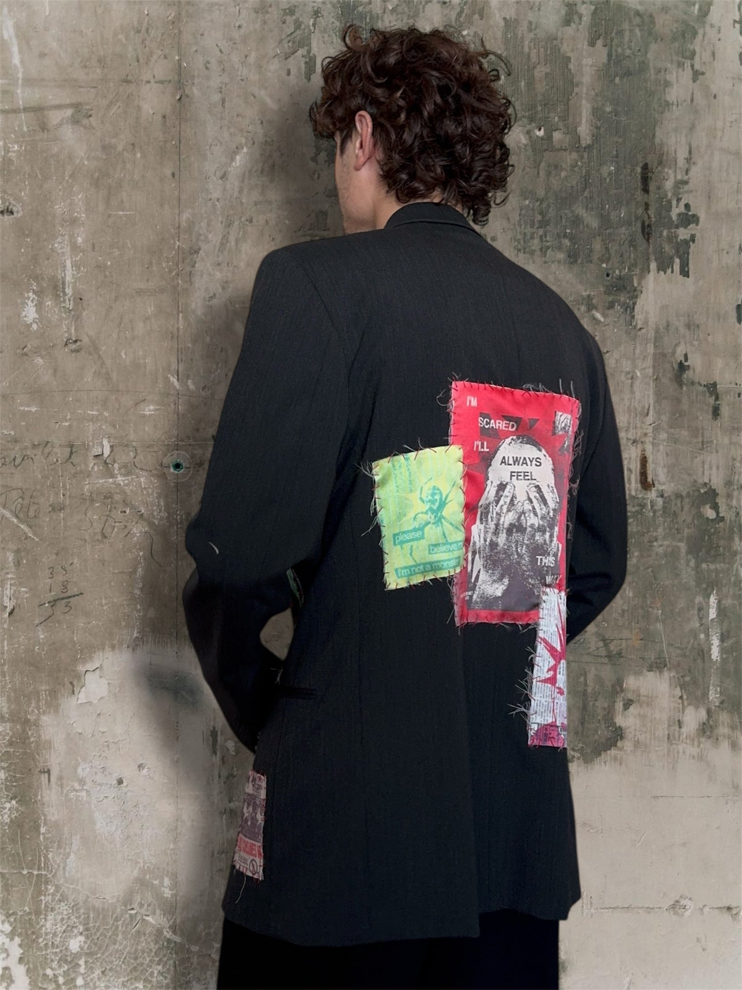 “Mistakes” upcycled blazer