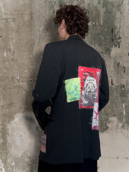 “Mistakes” upcycled blazer
