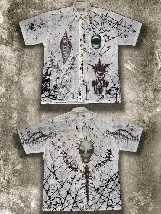 “Alien Bert” upcycled shirt