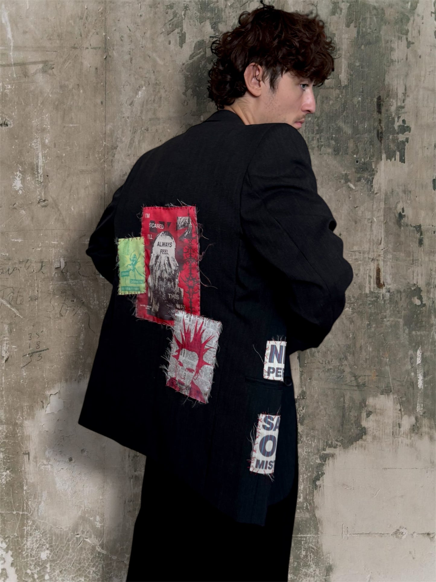 “Mistakes” upcycled blazer