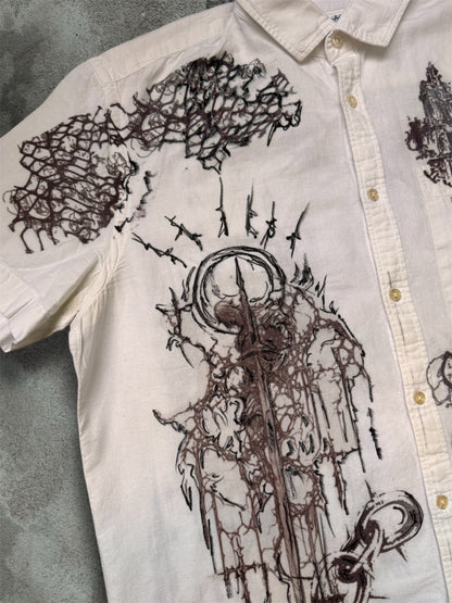 “Magic church” remade white shirt