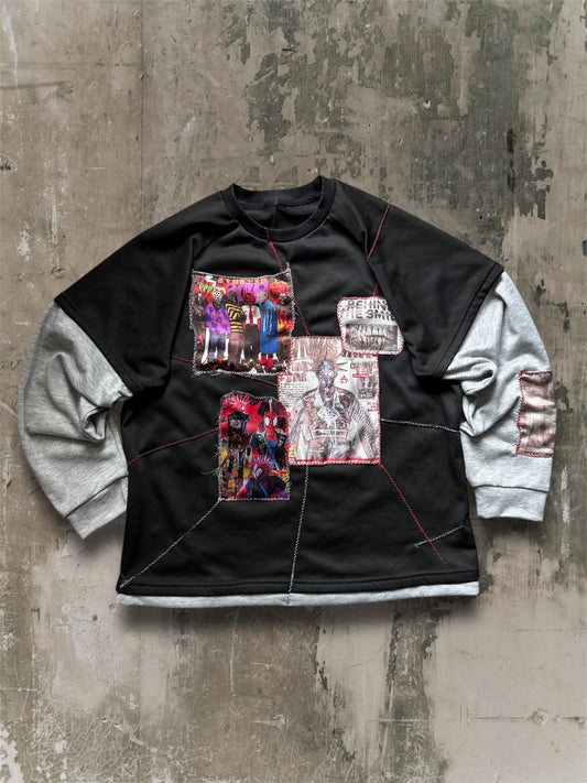 “Punk web” sweatshirt
