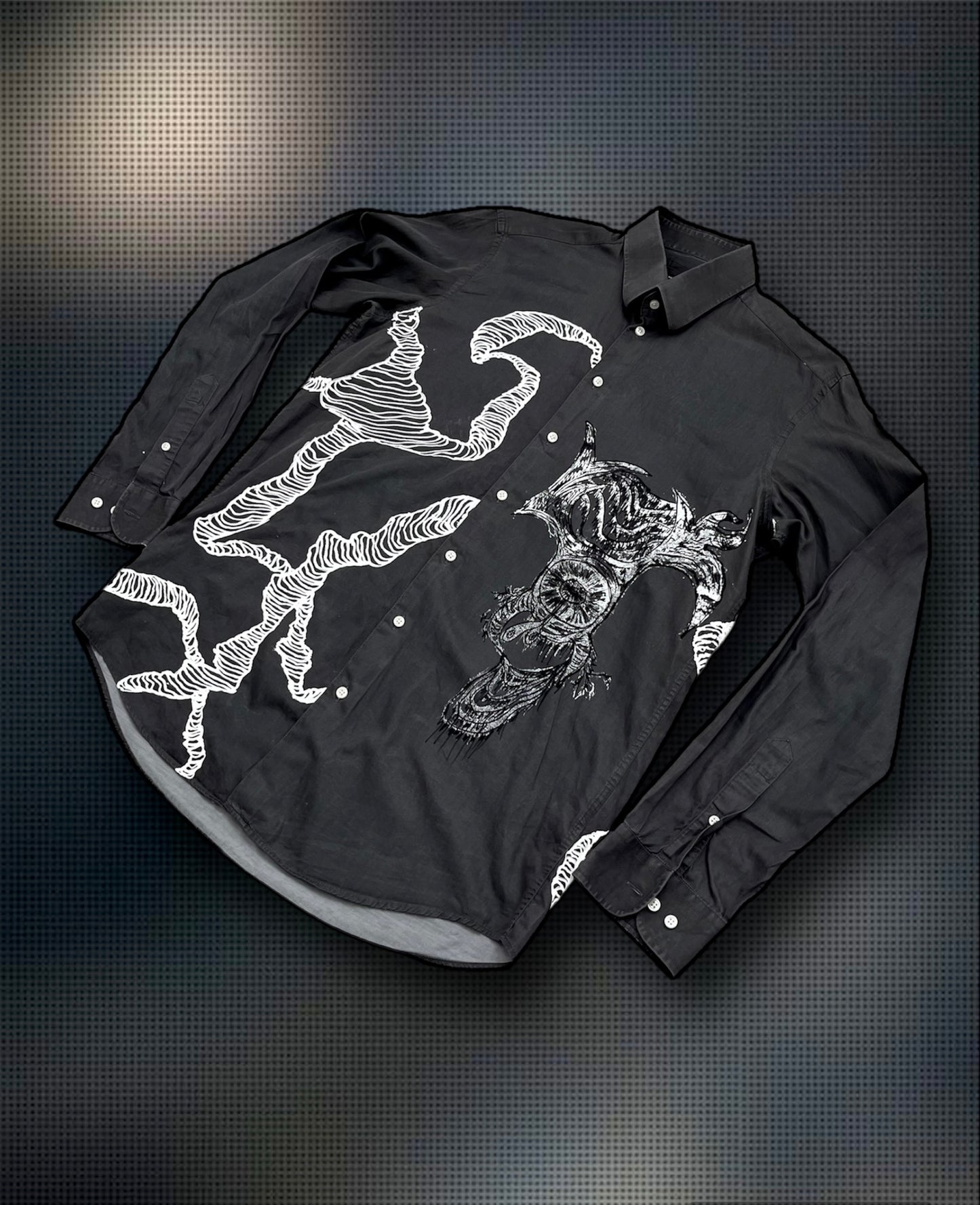 “Squiggles” grey shirt