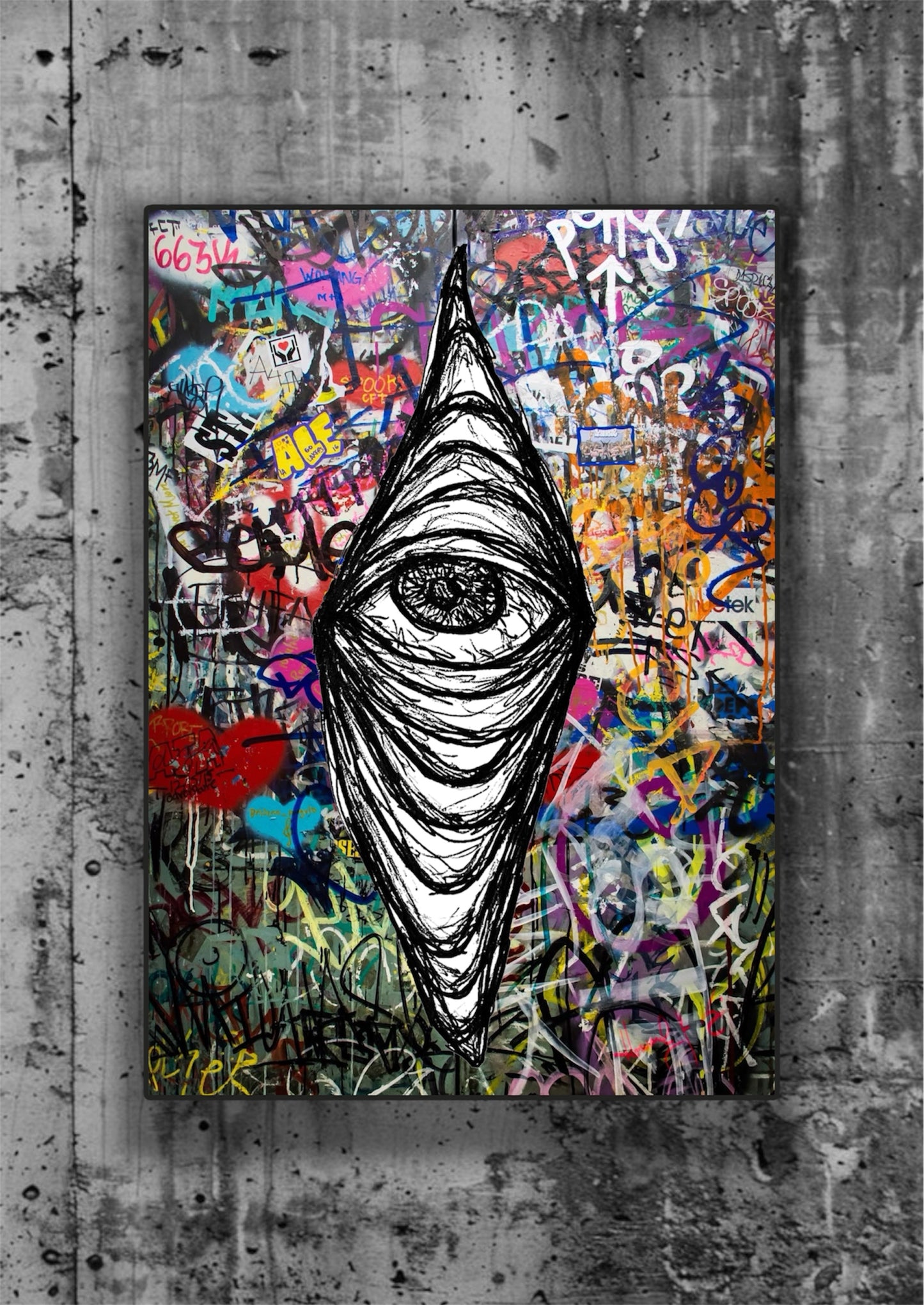 “Wrinkleye” art print