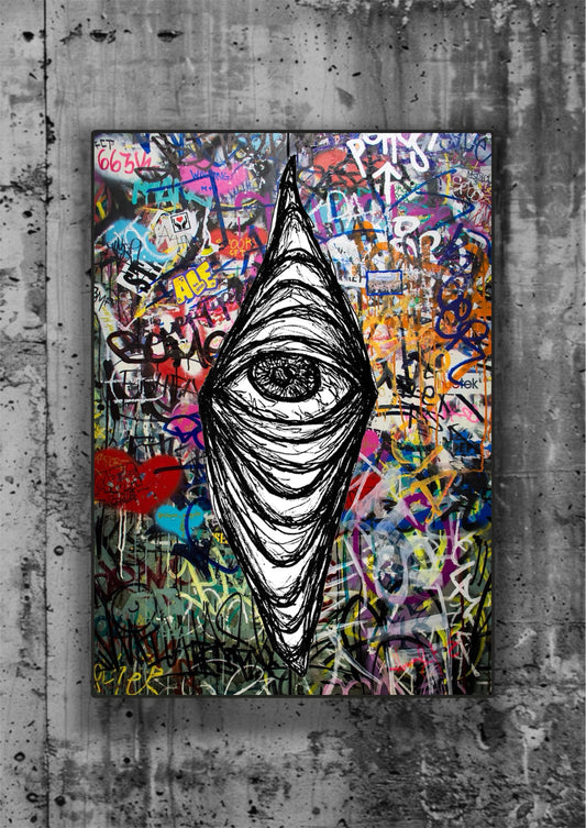 “Wrinkleye” art print