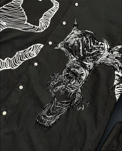 “Squiggles” grey shirt