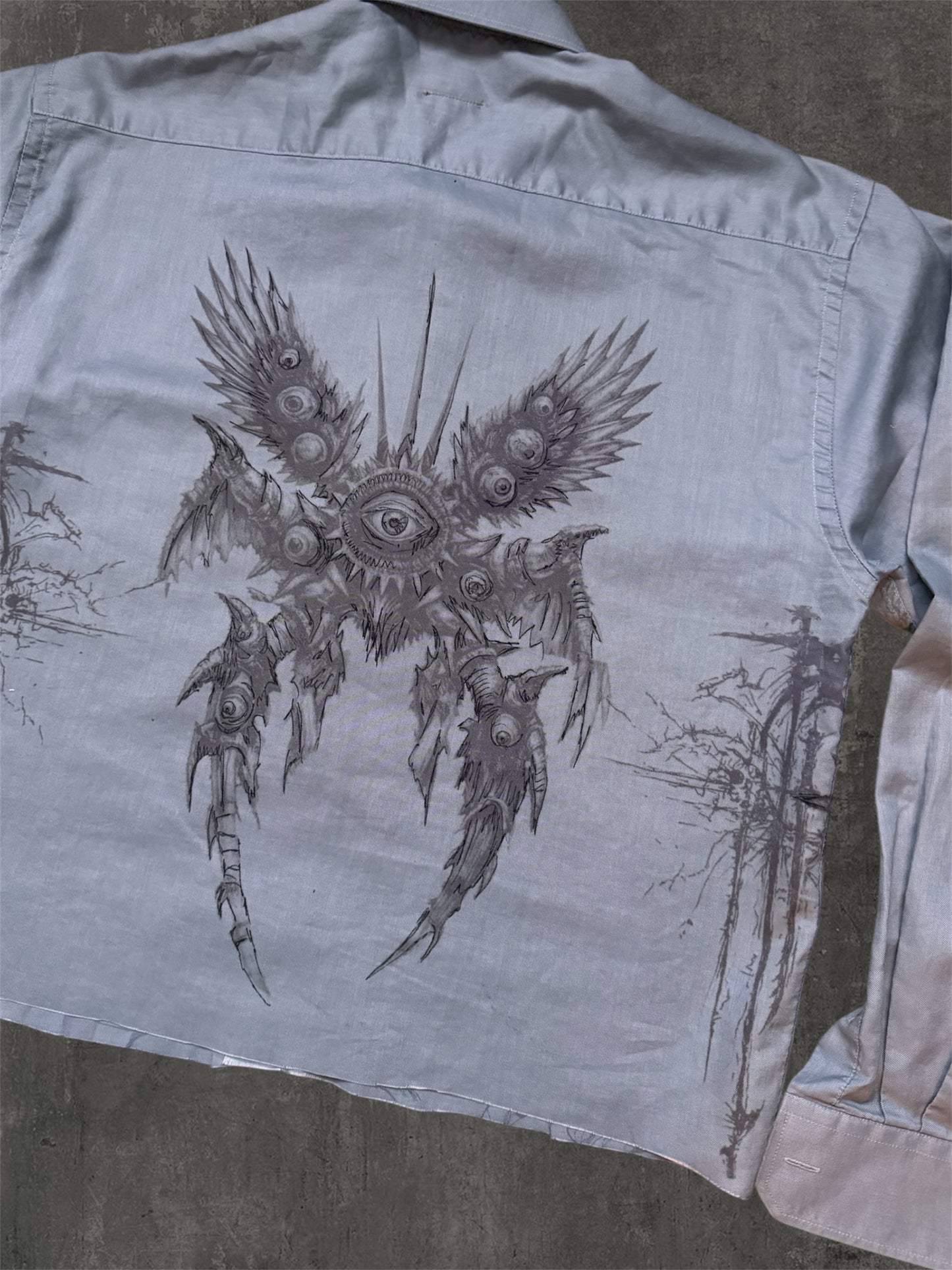 “Angel protection” remade grey shirt