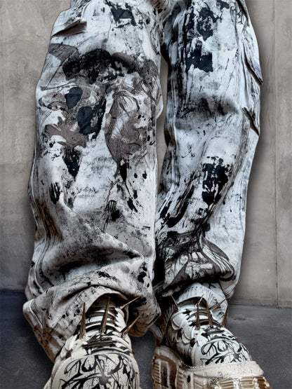 1/1 upcycled white trousers