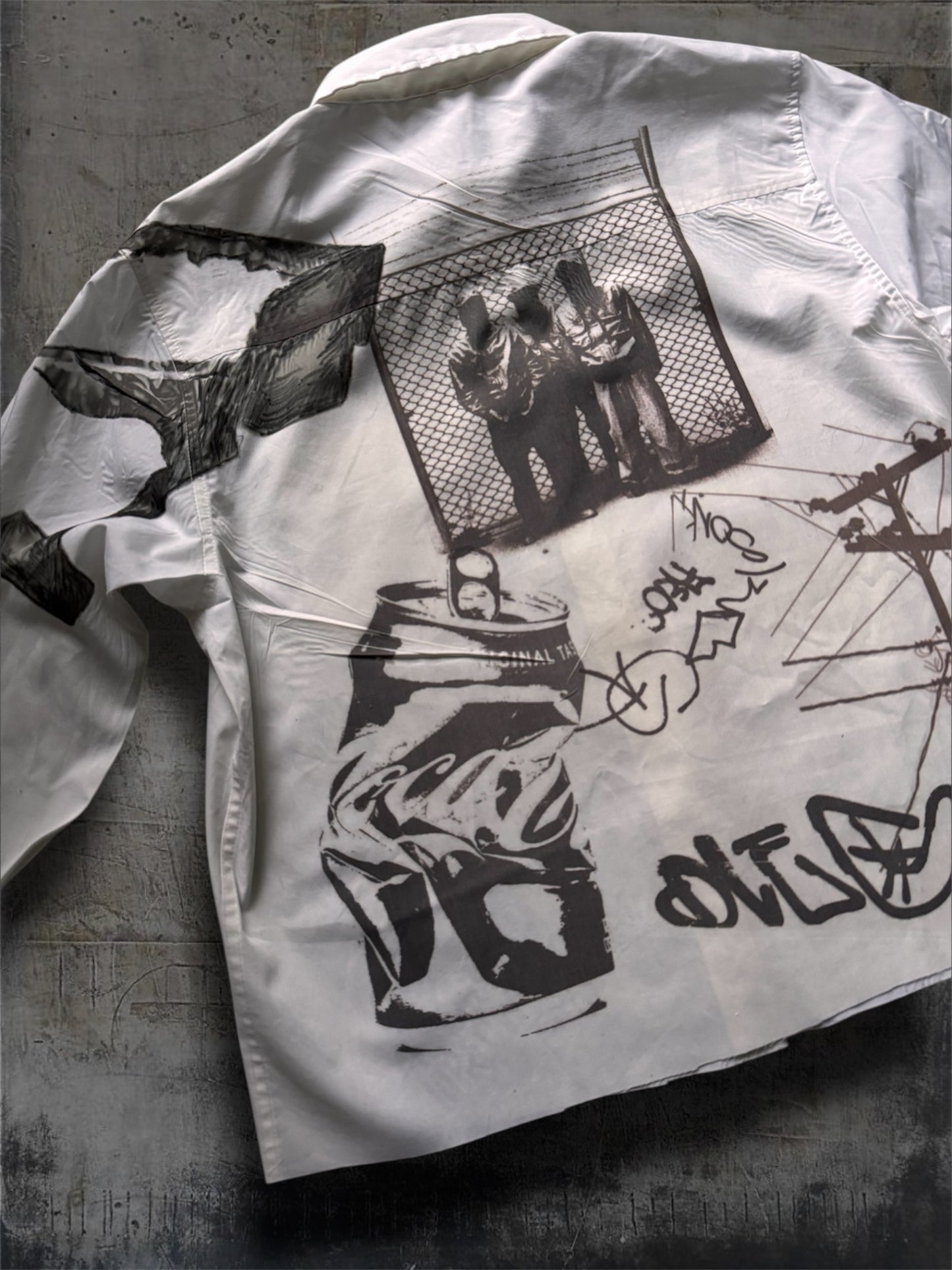 “News” 1/1 white shirt
