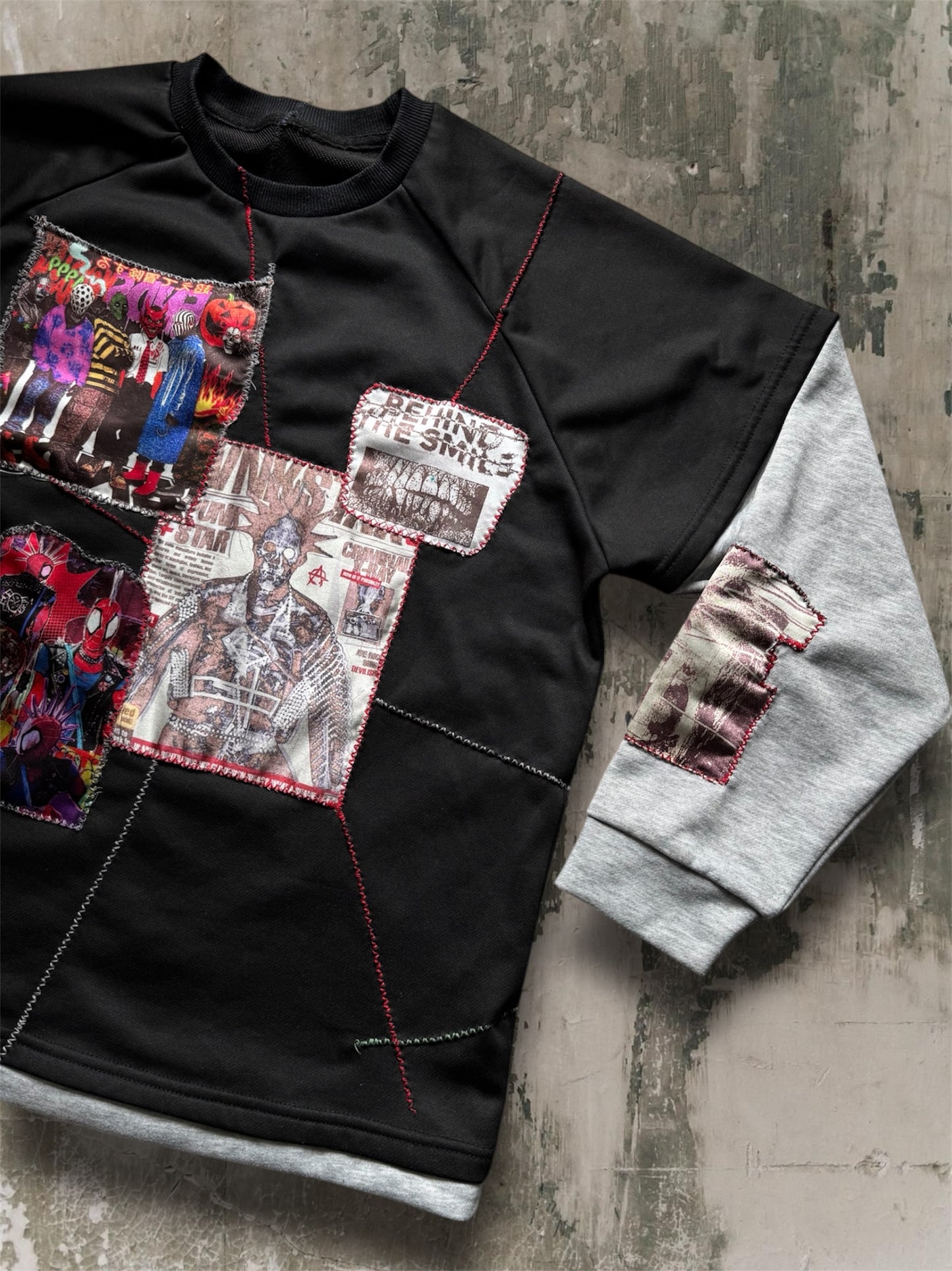 “Punk web” sweatshirt