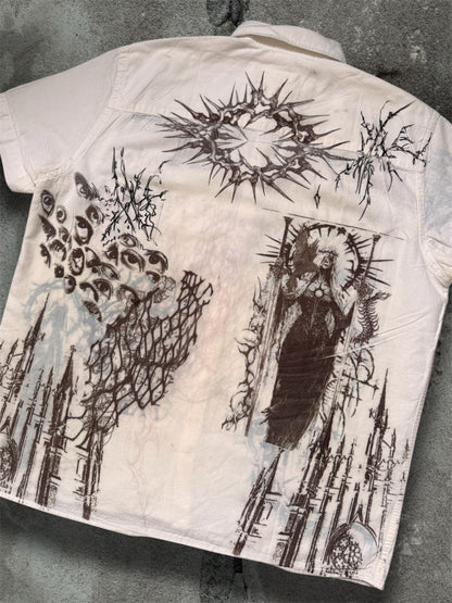 “Magic church” remade white shirt