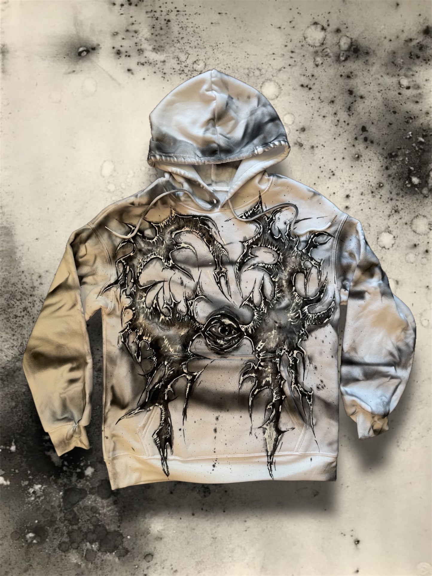 “Hugo” hand painted hoodie