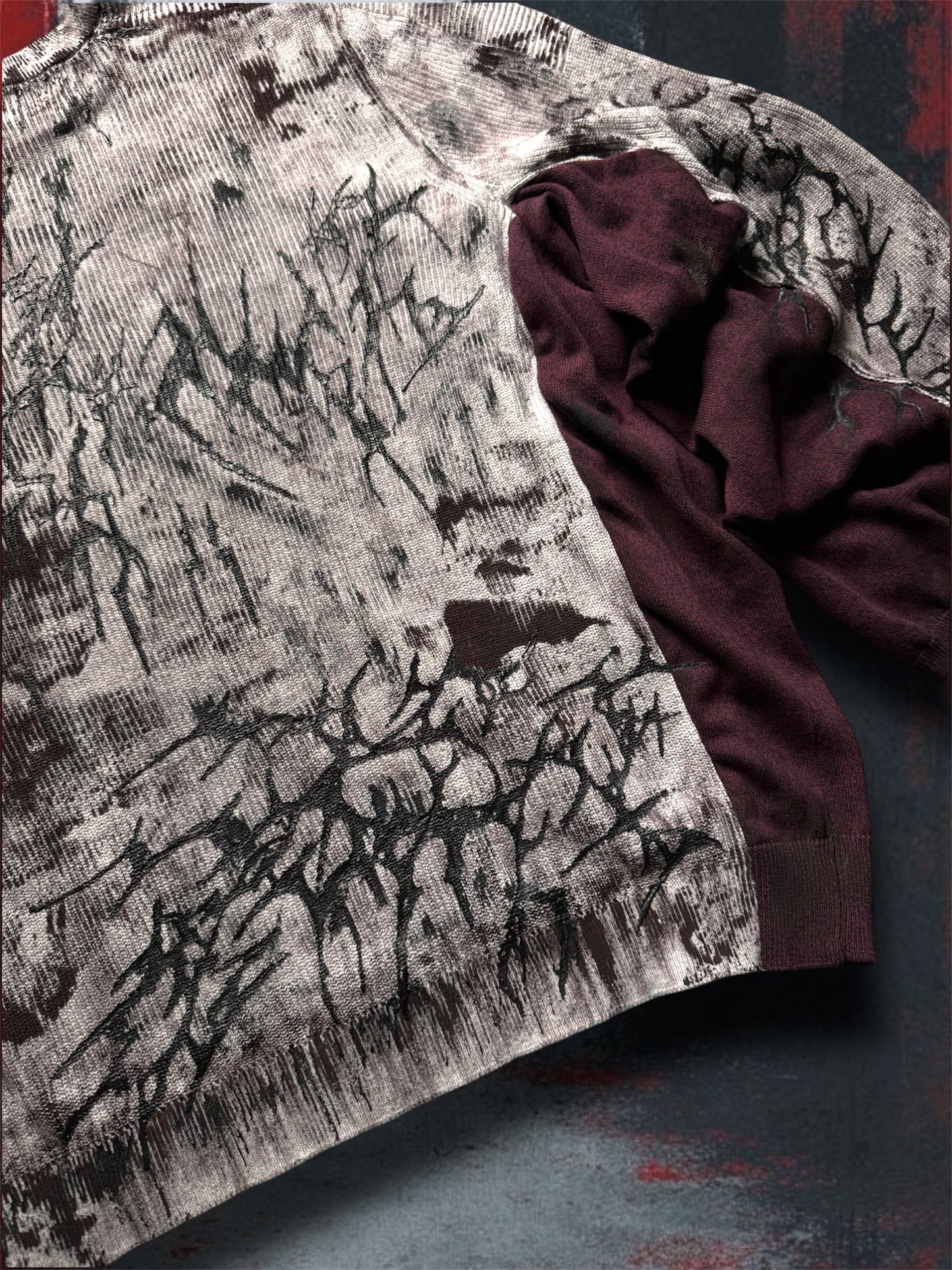 “Angels see” 1/1 sweater
