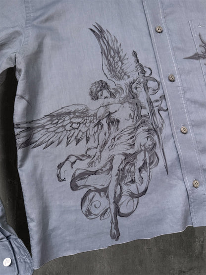 “Angel protection” remade grey shirt