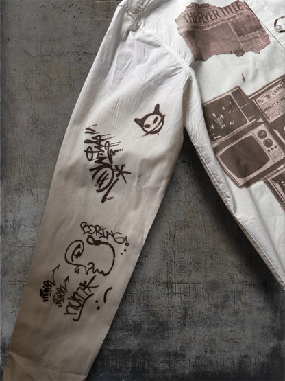 “News” 1/1 white shirt