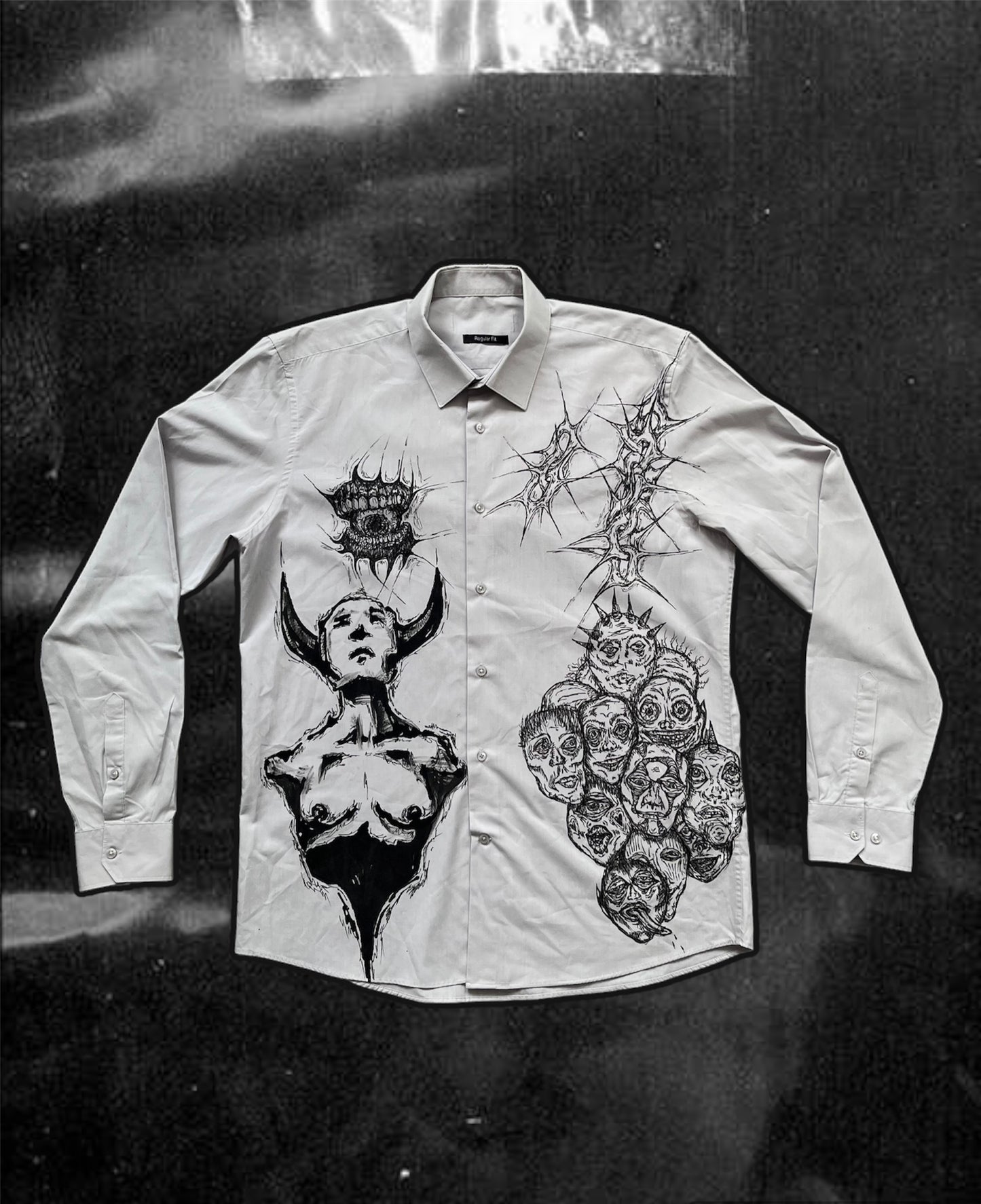 “EATING GOD” punk/alt style shirt