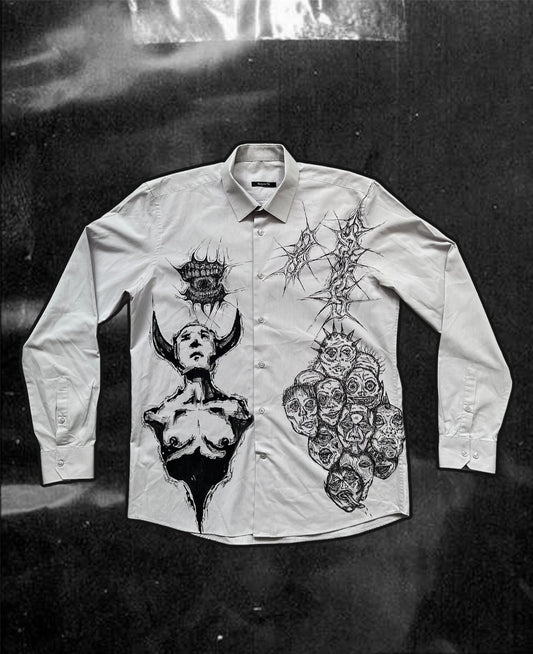 “EATING GOD” punk/alt style shirt