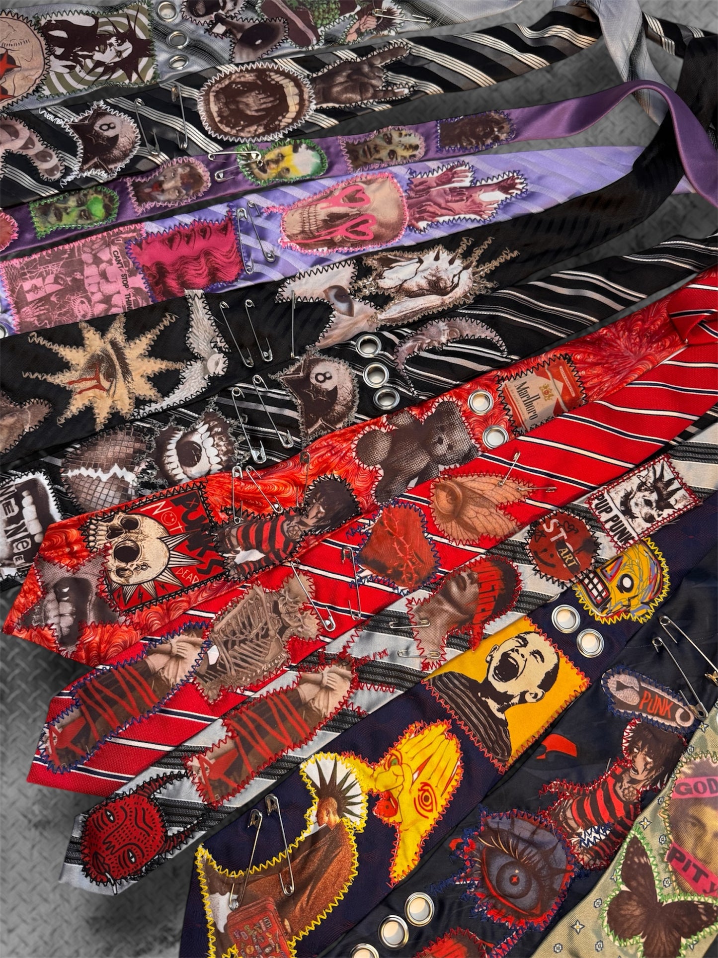 Punk ties 3rd (12x)