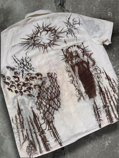 “Magic church” remade white shirt
