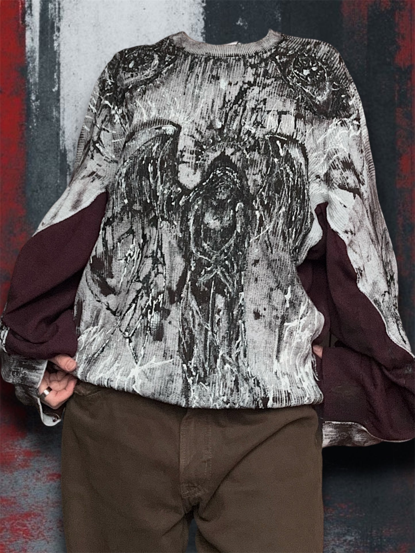 “Angels see” 1/1 sweater