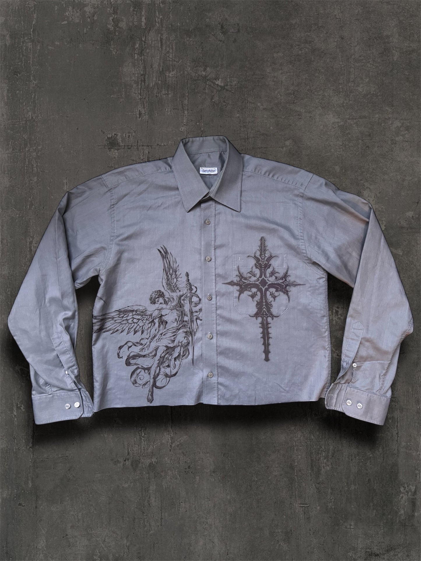 “Angel protection” remade grey shirt