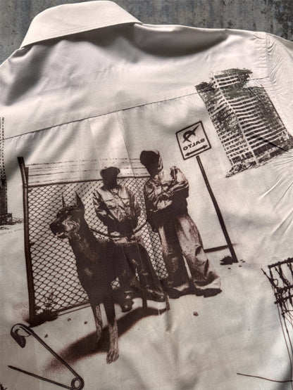 “Hood” 1/1 white shirt
