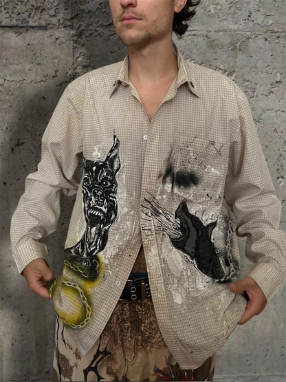 “Dogs” hand painted 1/1 shirt